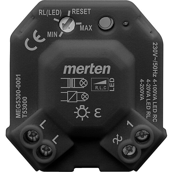 Merten Universal LED Dimmermodul schwarz MEG5300-0001